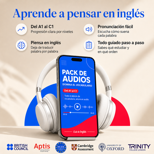 Audios de Inglés A1 a C1 (Contenido Completo del Ebook)